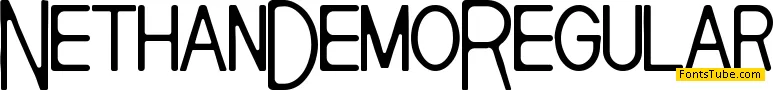 Nethan Demo Font