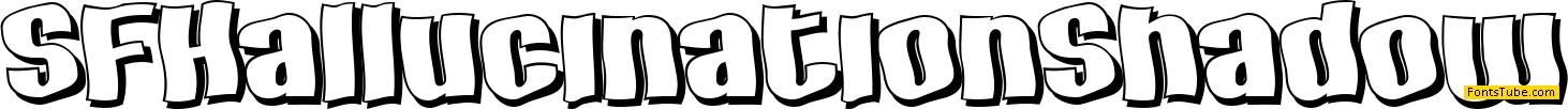 SF Hallucination Font Family