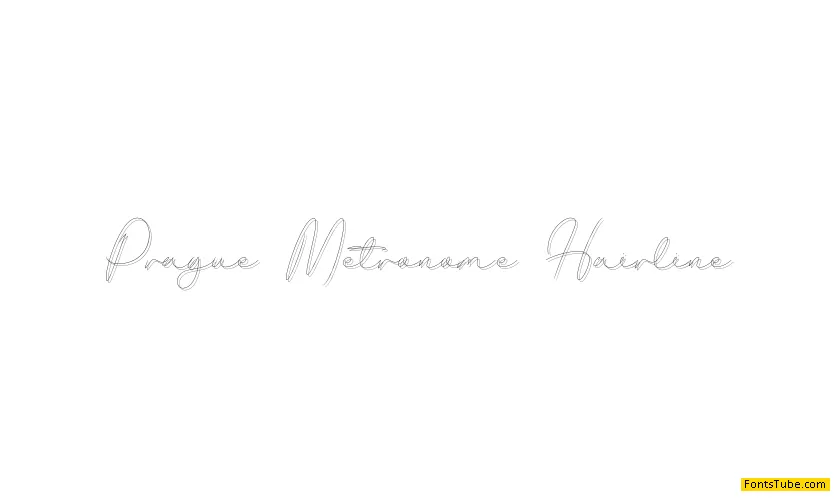 Prague Metronome Font Family