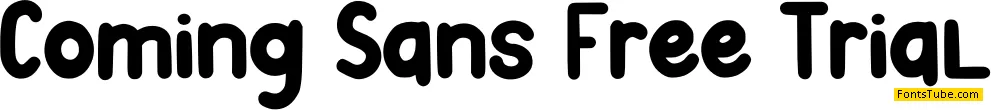 Coming Sans Free Trial Font