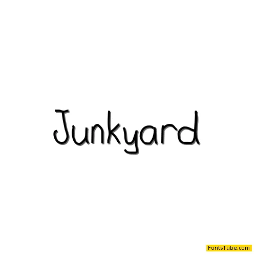Junkyard Font
