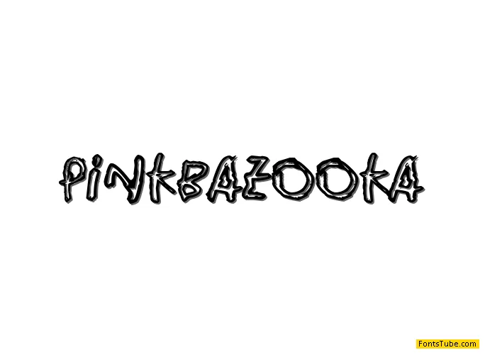 Pink Bazooka Font