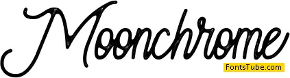 Moonchrome Rough Font