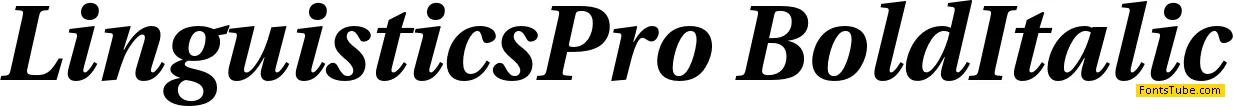 Linguistics Pro Font Family