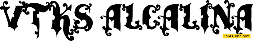vtks alcalina Font
