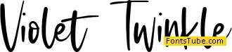 Violet Twinkle Font