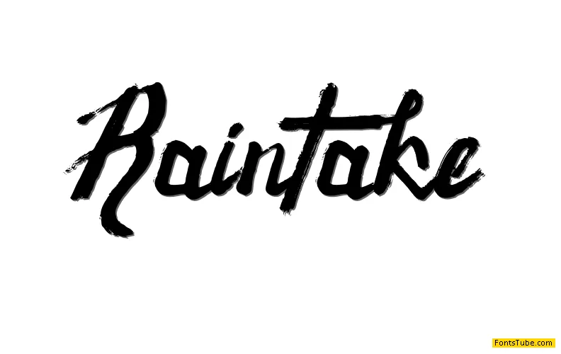 Raintake Font