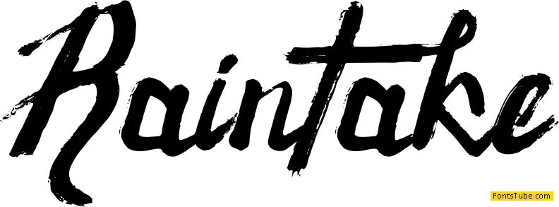 Raintake Font