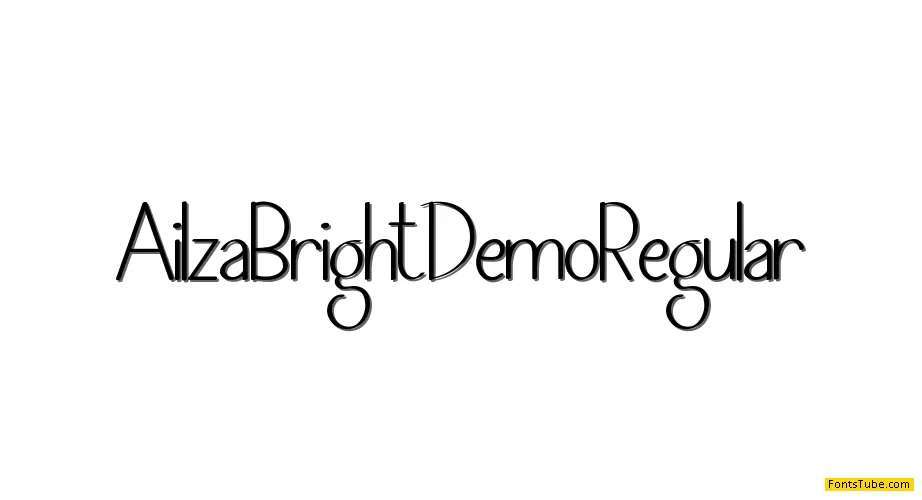 Ailza Bright Demo Font