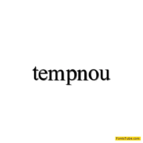 Temps Nouveau Font