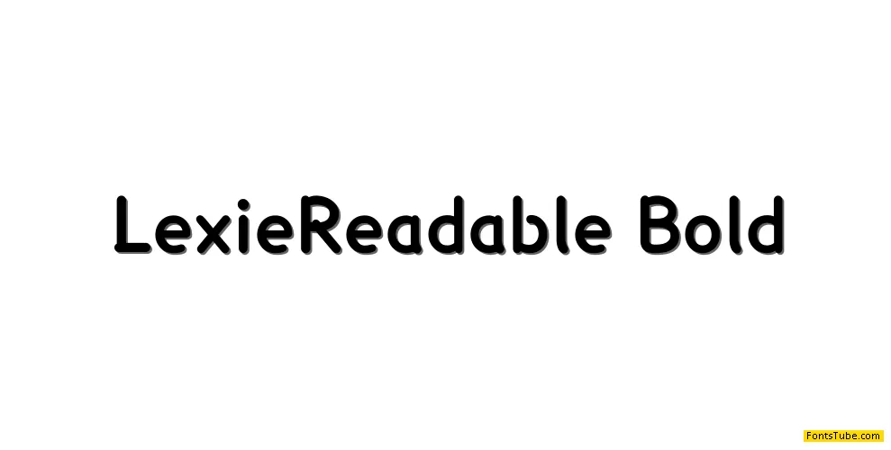 Lexie Readable Font Family