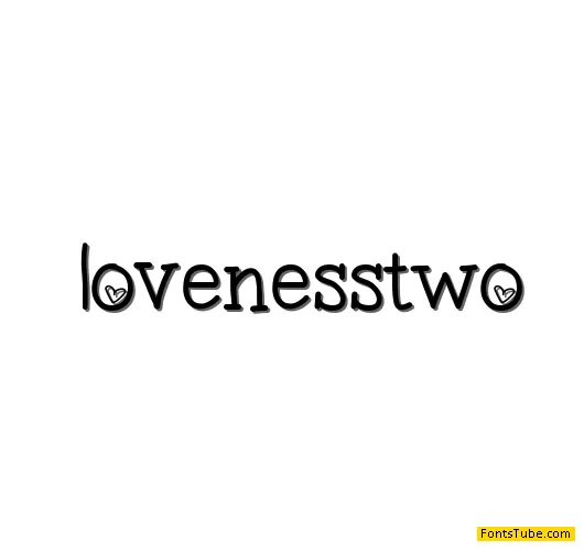 LoveNessTwo Font