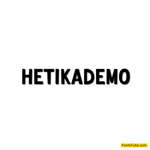 HETIKADemo Font