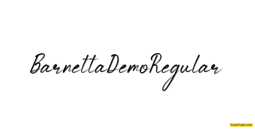 Barnetta Demo Font