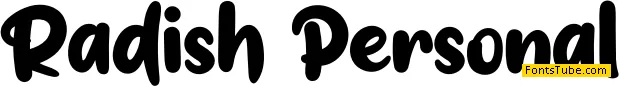 Radish Font