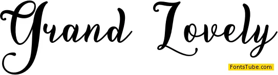 Demo Grand Lovely Font