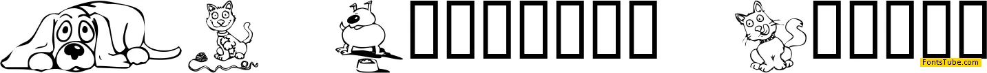 KR Backyard Scraps Font