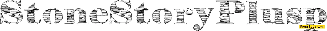 StoneStoryPlusP Font