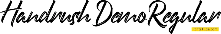 Handrush Demo Font