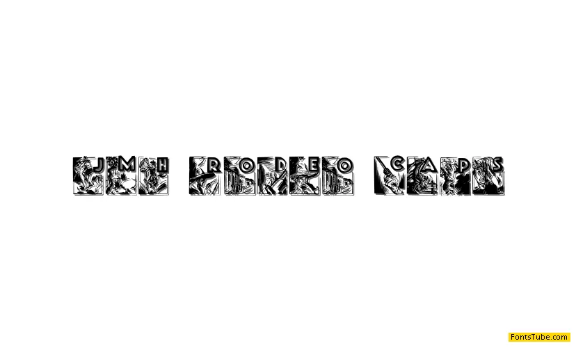 JMH Rodeo Caps3 Font
