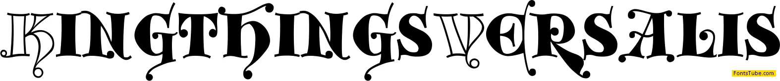 Kingthings Versalis Font