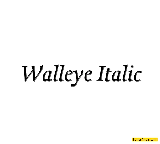 Walleye Font Family