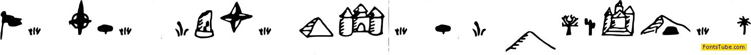 Fantasymapbats Font