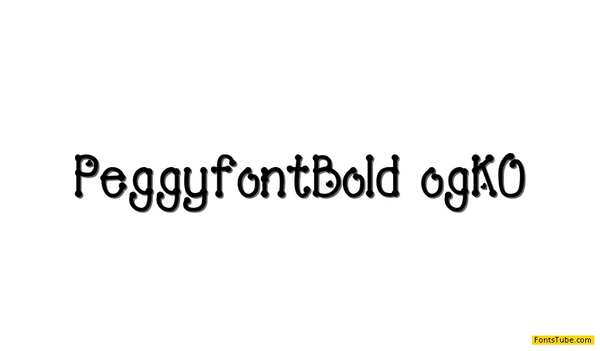 PeggyFont