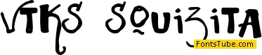 Vtks Squizita Font