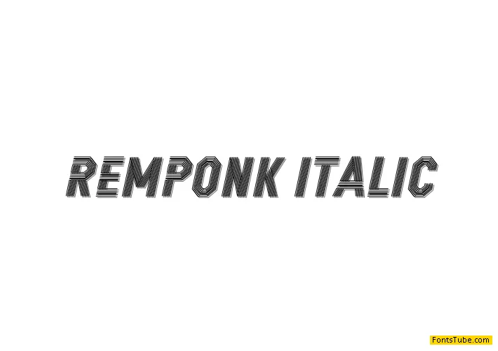 REMPONK Font Family