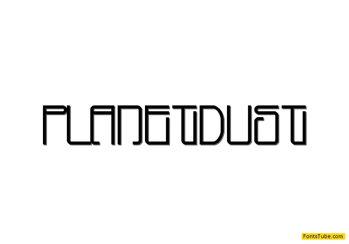 Planet Dust Font