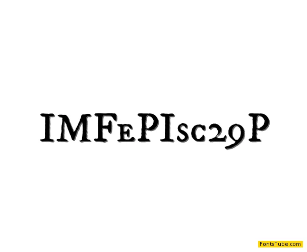 IM FELL DW Pica Font Family