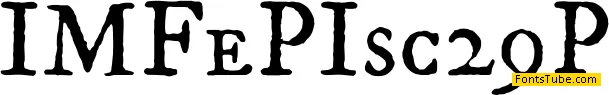 IM FELL DW Pica Font Family