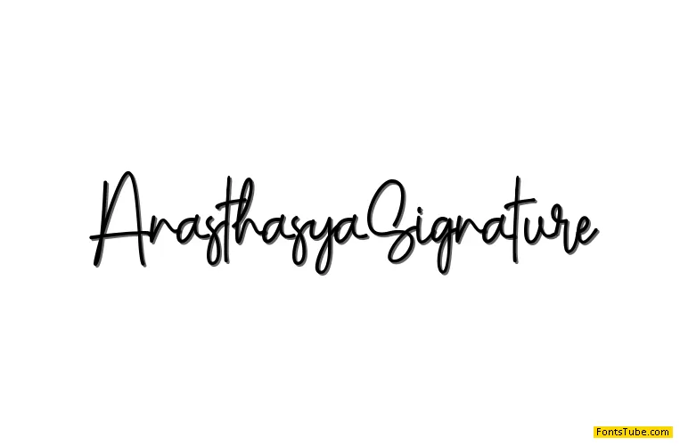 Anasthasya Signature