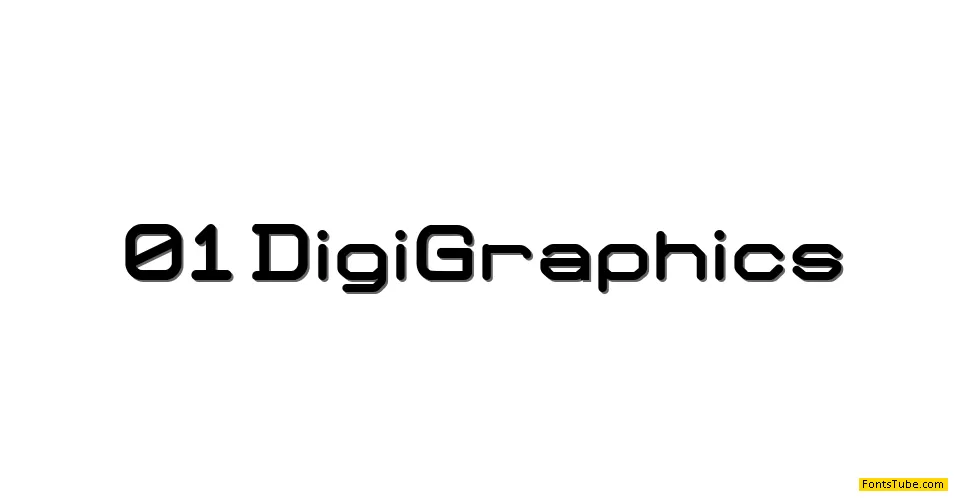 01 DigitGraphics Font