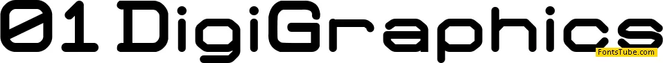 01 DigitGraphics Font