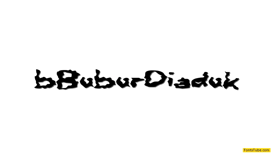 b Bubur Diaduk