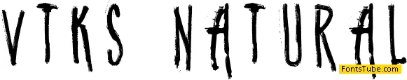 vtks natural Font