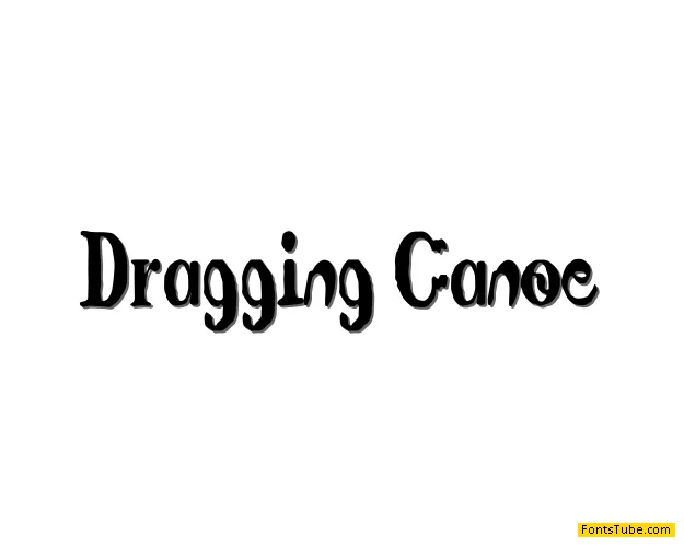 Dragging Canoe Font