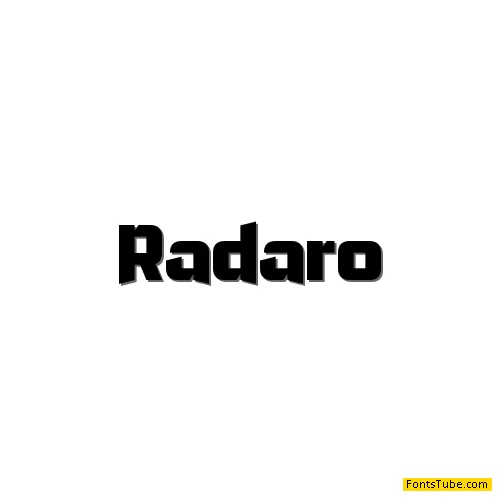 Radaro Font