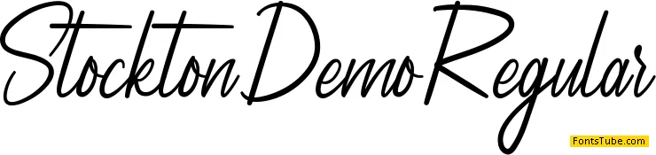 Stockton Demo Font