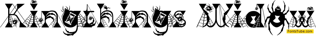 Kingthings Widow Font