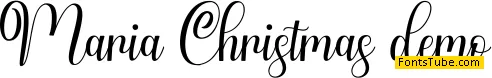 Maria-Christmas Font