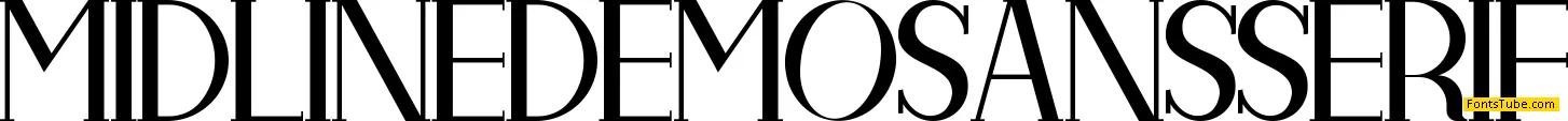Midline Demo Font Family