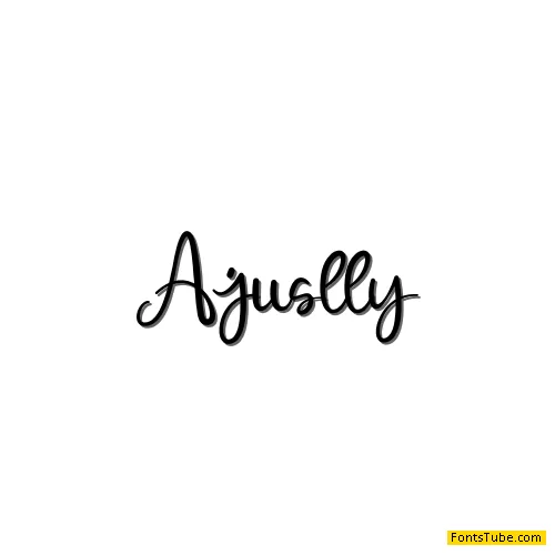Ajuslly Font