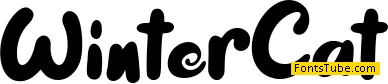 Winter Cat Font