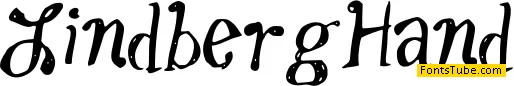 Lindberg Hand Font