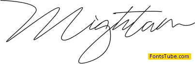 Mightam Brush Font Family