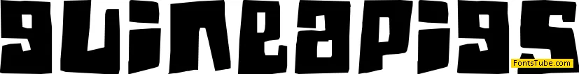 Guinea pigs Font