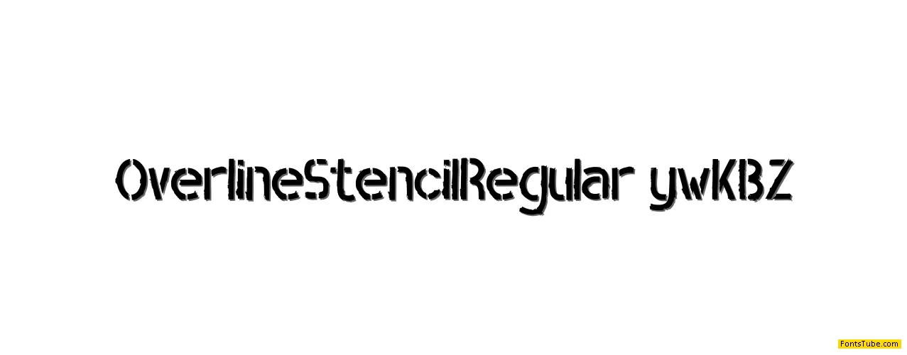 OVERLINE STENCIL